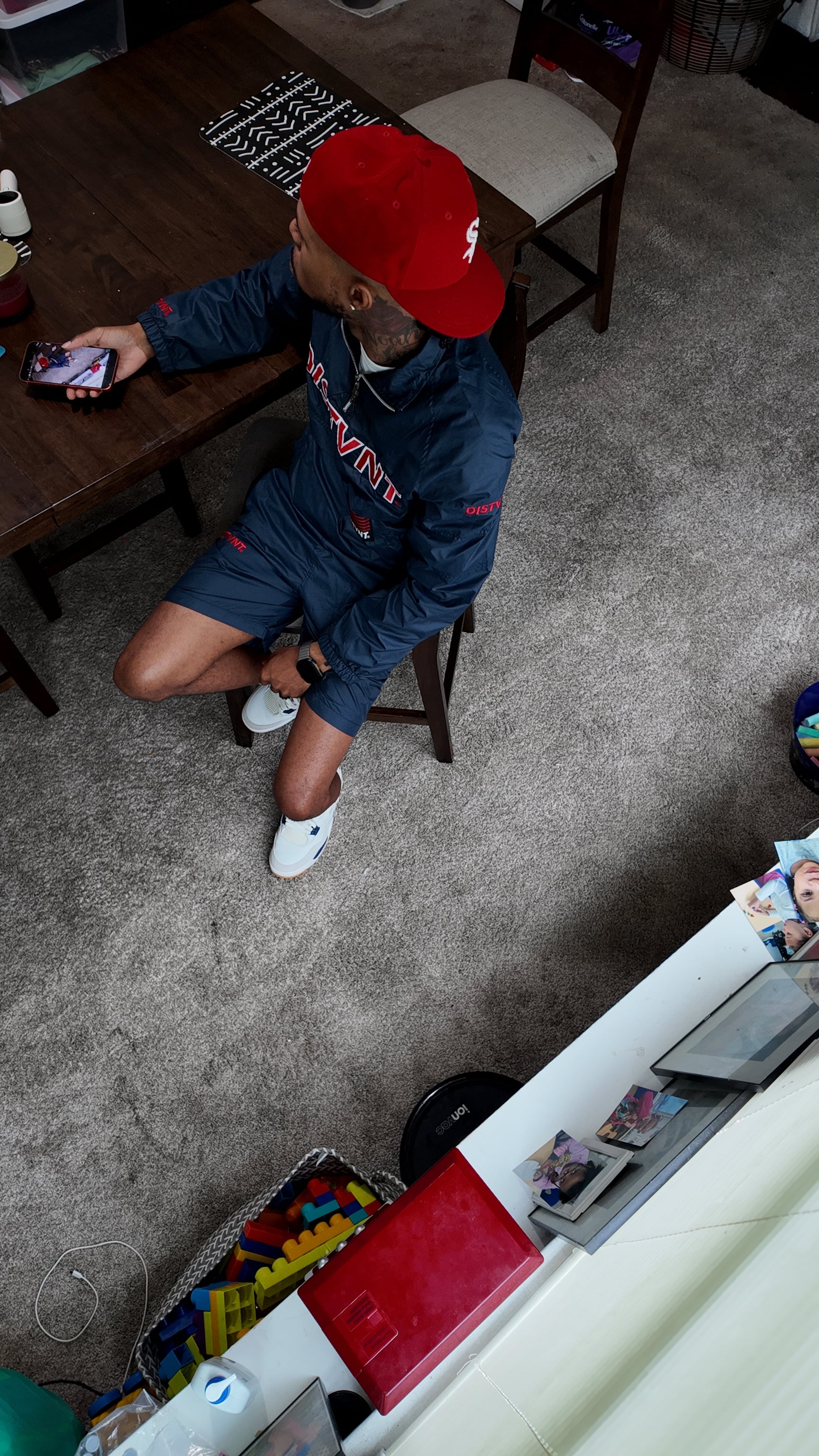 QUARTER-ZIP WINDBREAKER SHORT SET