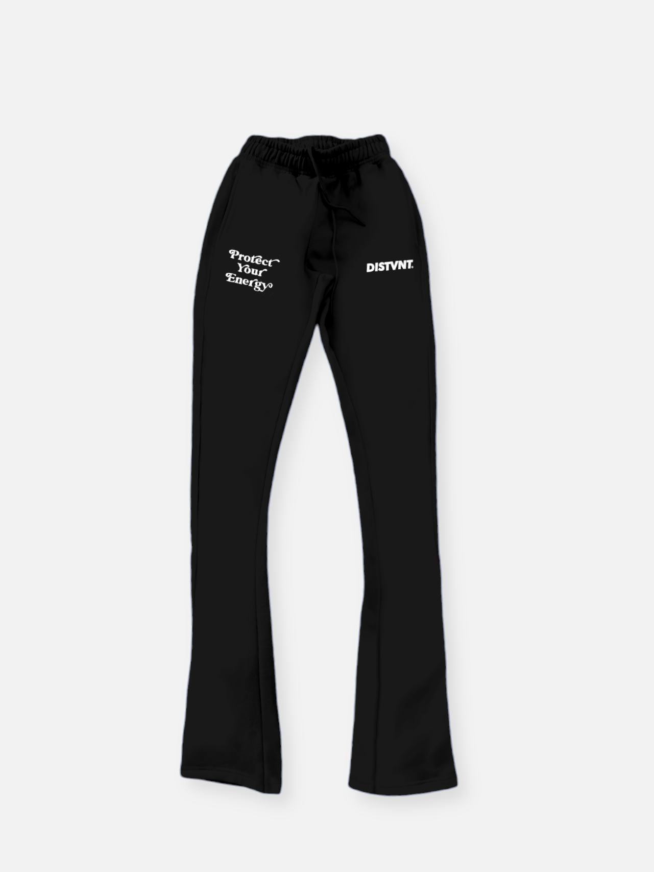 HEAVYWEIGHT Black Stacked Sweatpants