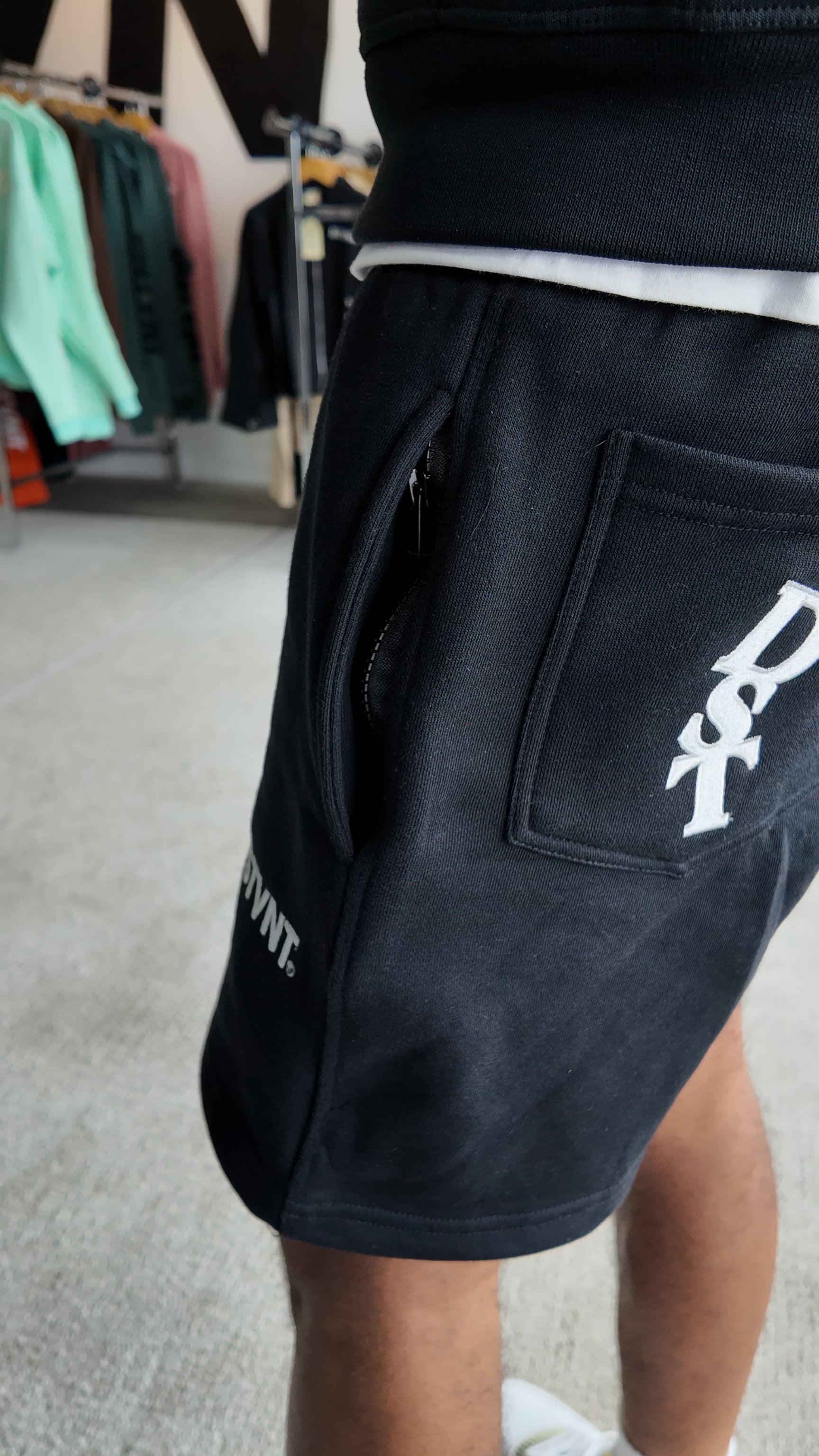 HEAVYWEIGHT Black Sweat Shorts