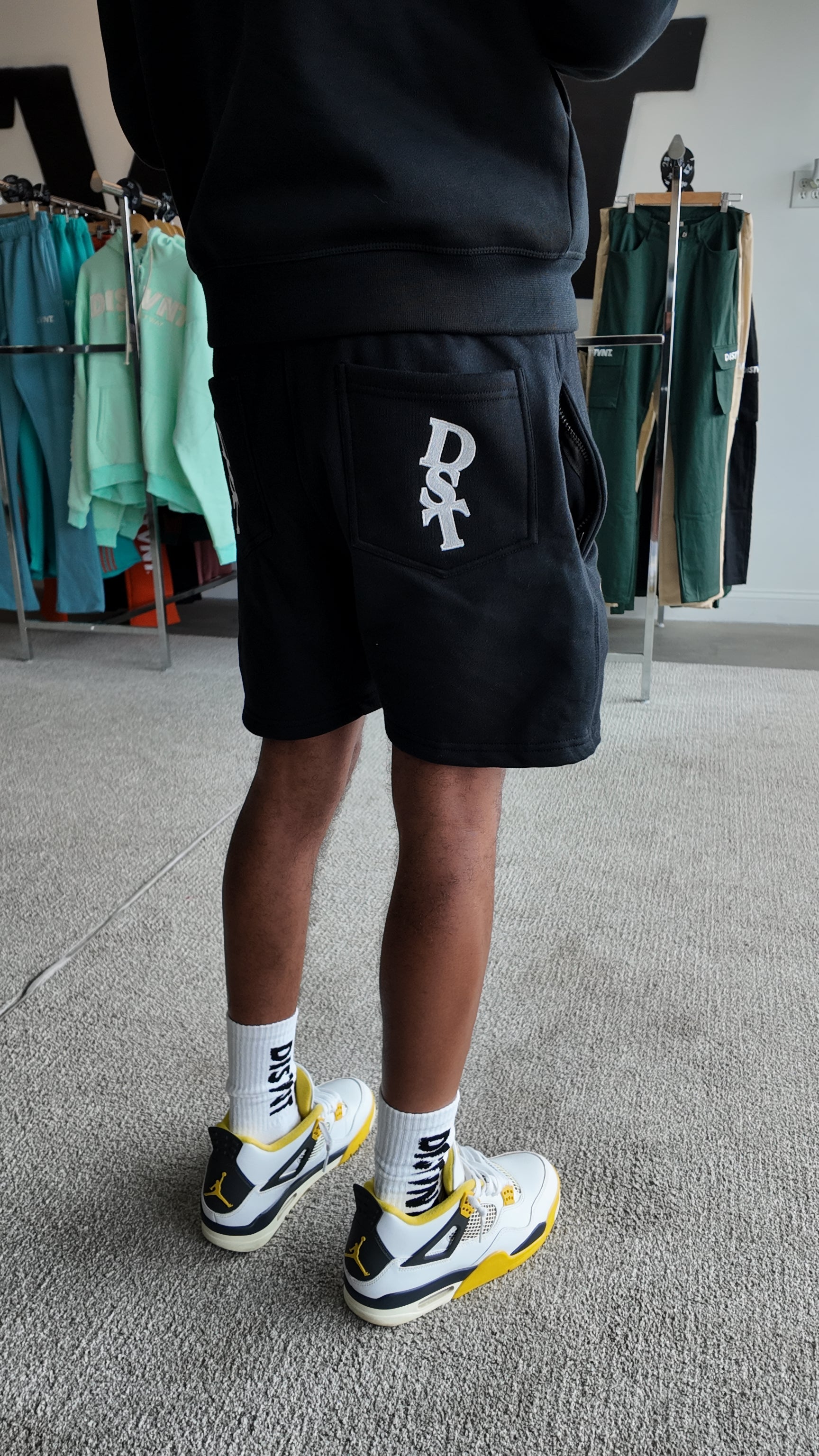 HEAVYWEIGHT Black Sweat Shorts