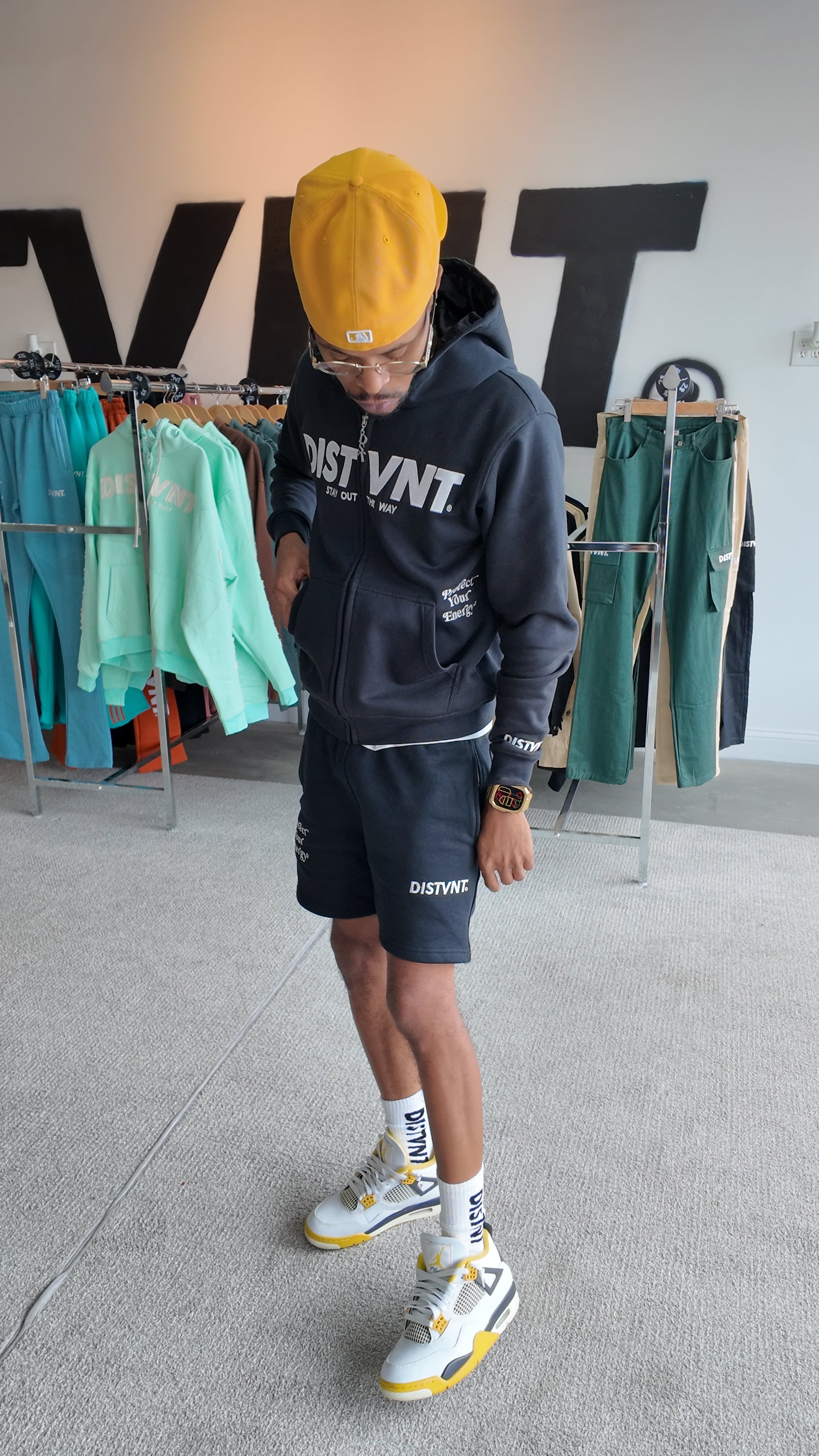 HEAVYWEIGHT Black Sweat Shorts