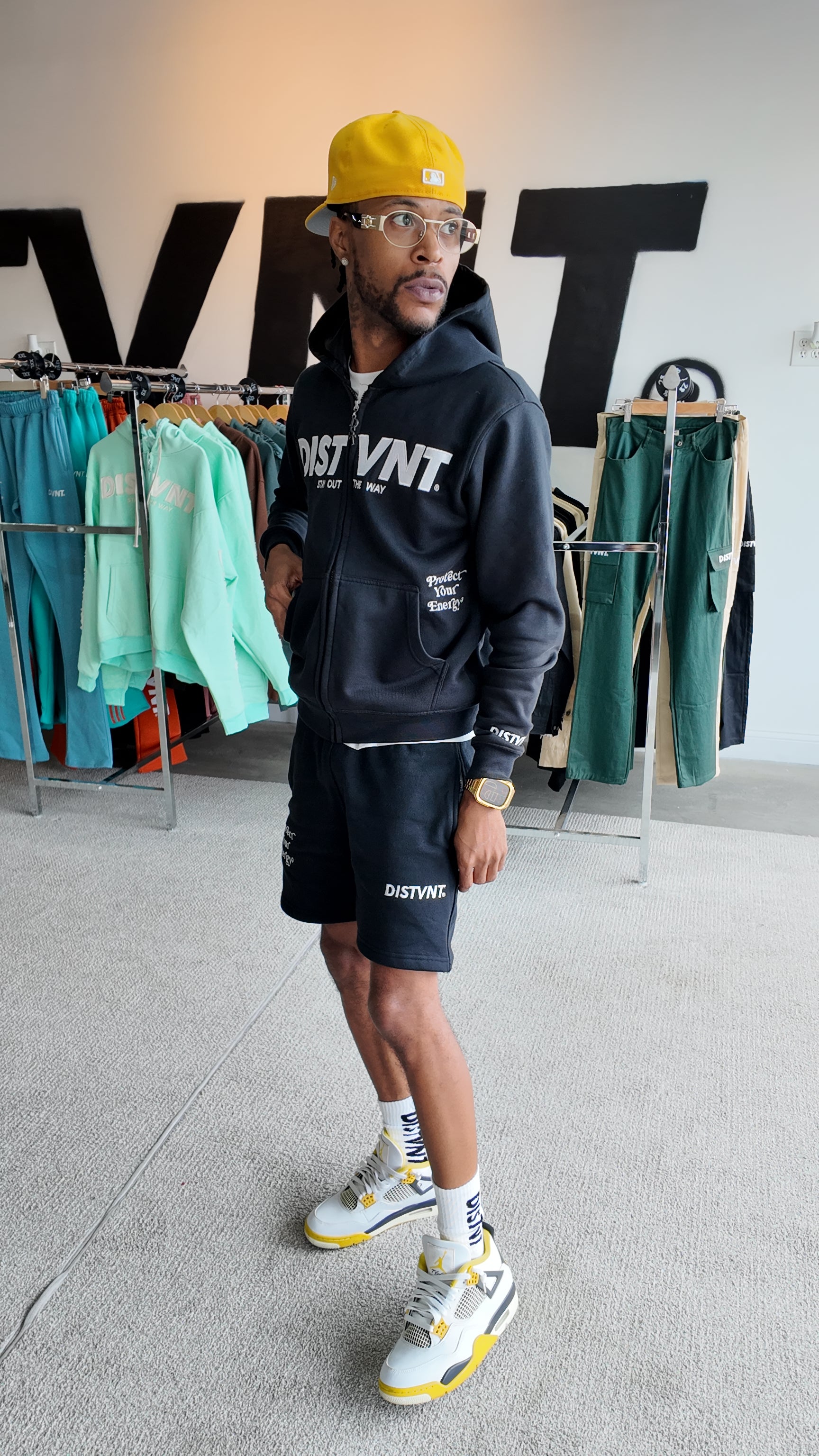 HEAVYWEIGHT Black Sweat Shorts
