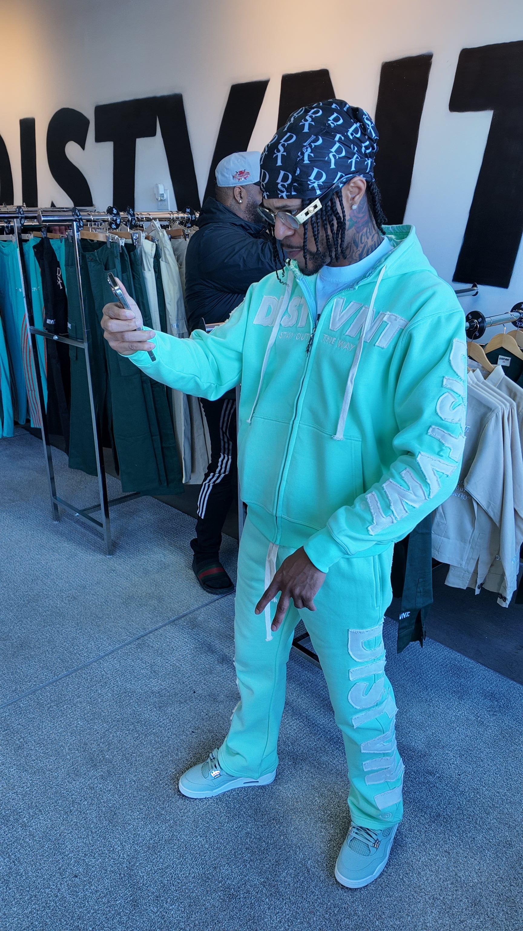 HEAVYWEIGHT Distressed Zip Hoodie